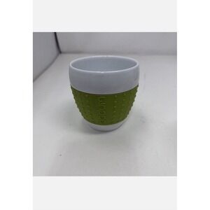 1N30/BODUM Pavina Green Silicone Porcelain Sleeve Glass‎ Cup